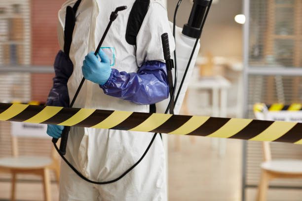 Professional Biohazard technician working in Banquete, TX